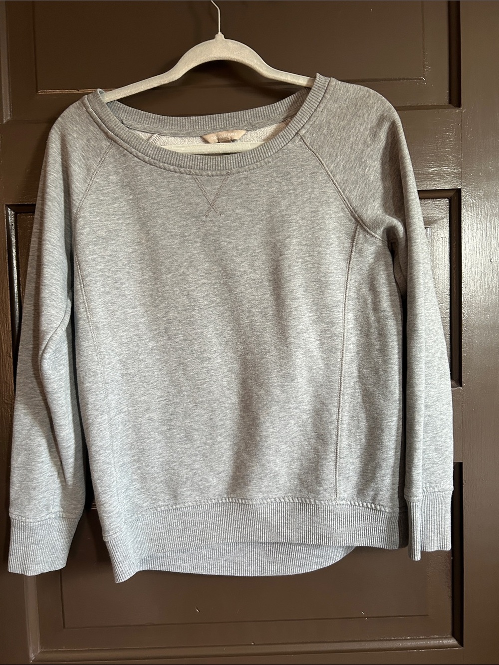 Banana Republic Light Gray Crewneck Sweatshirt